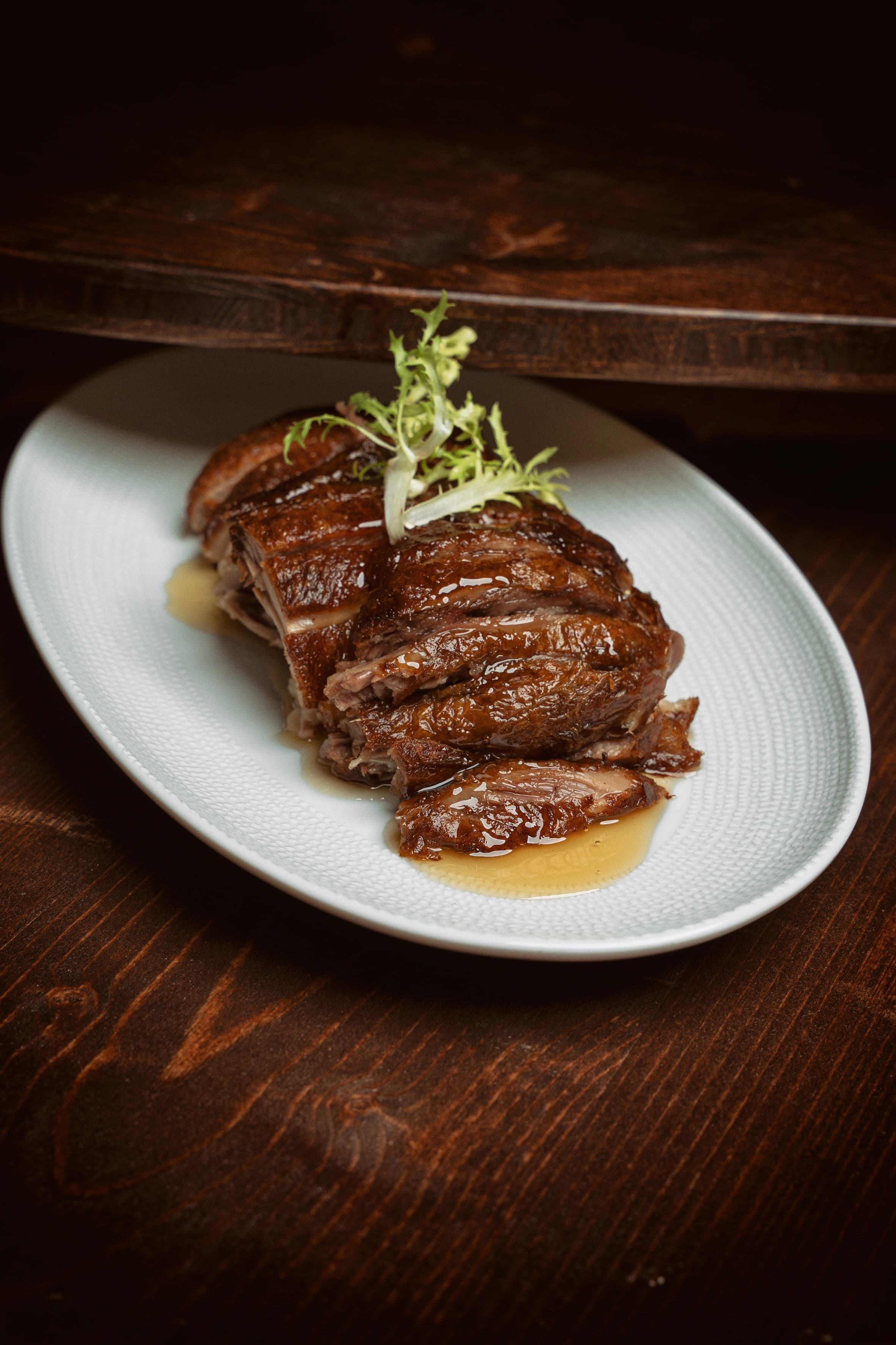 Prato de marisco com molho aromático